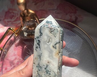 High quality moss agate| Moss agate tower