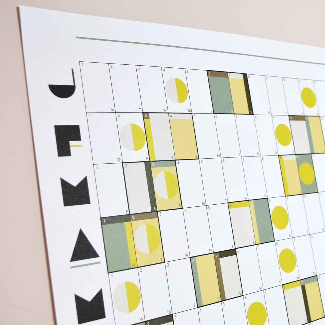 2024 Wall Planner A1 2024 Year Planner A1 Planner 2024 Calendar Etsy UK