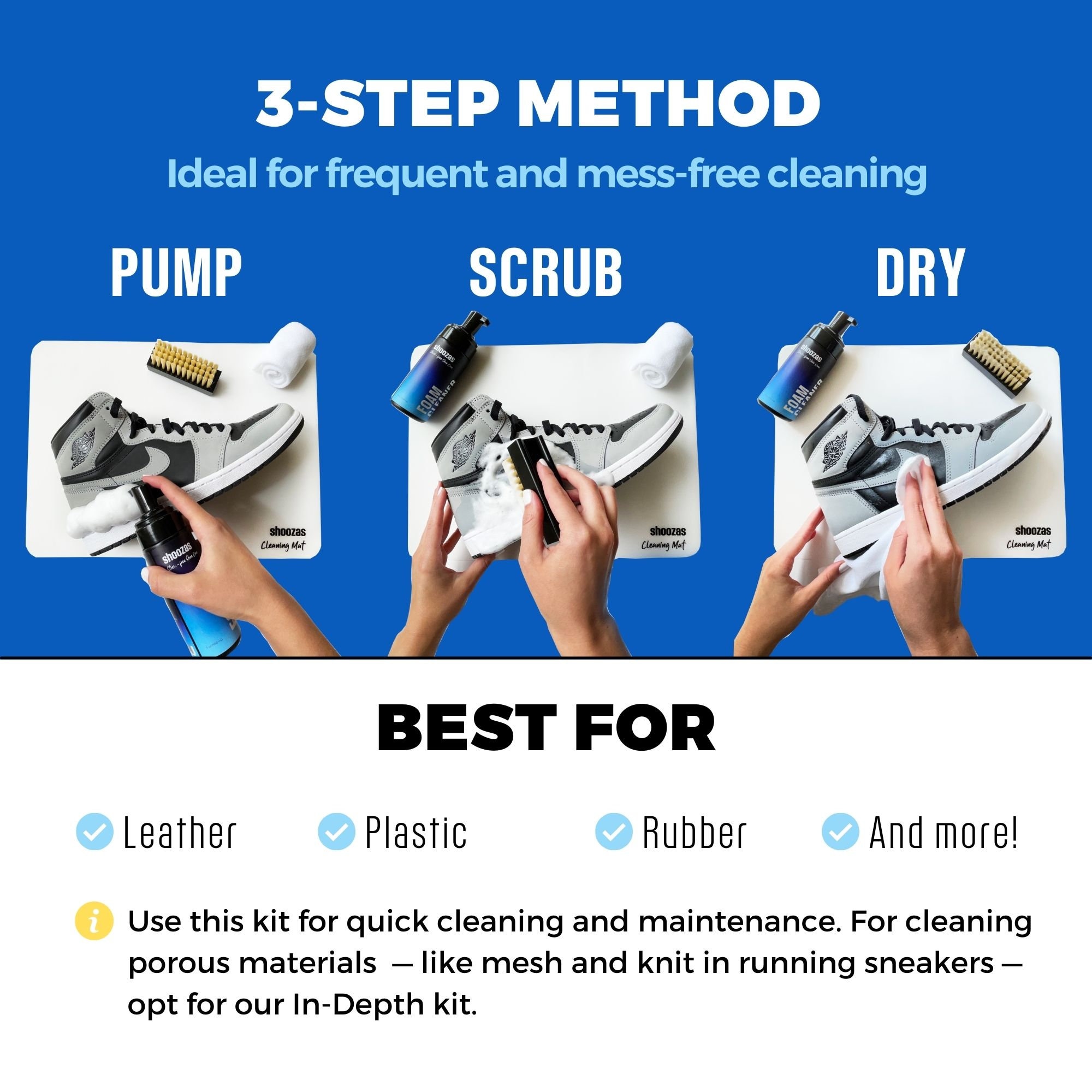 Quick and easy shoe cleaning for all types of shoes #TikTokShopHoliday