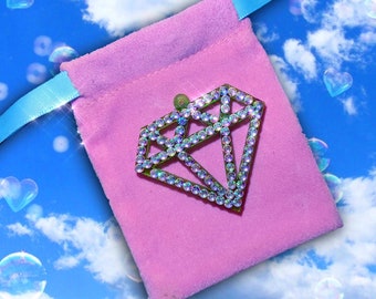 Motiv Diamant Halskette - Swarovski Crystal Kannibal Inspired