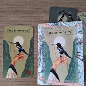 Ace of Magpies Zine + Tarot Card