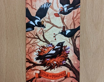 Four of Magpies Zine + Tarot Cards