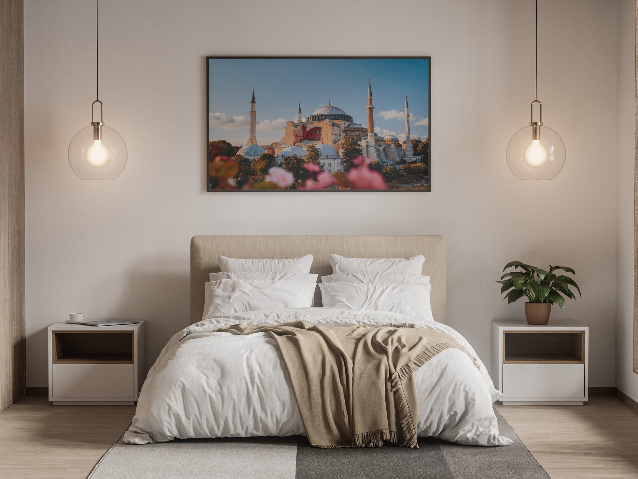 Affiche de La Basilique Sainte-Sophie d'istanbul - Photographie à Encadrer Arts Turcs