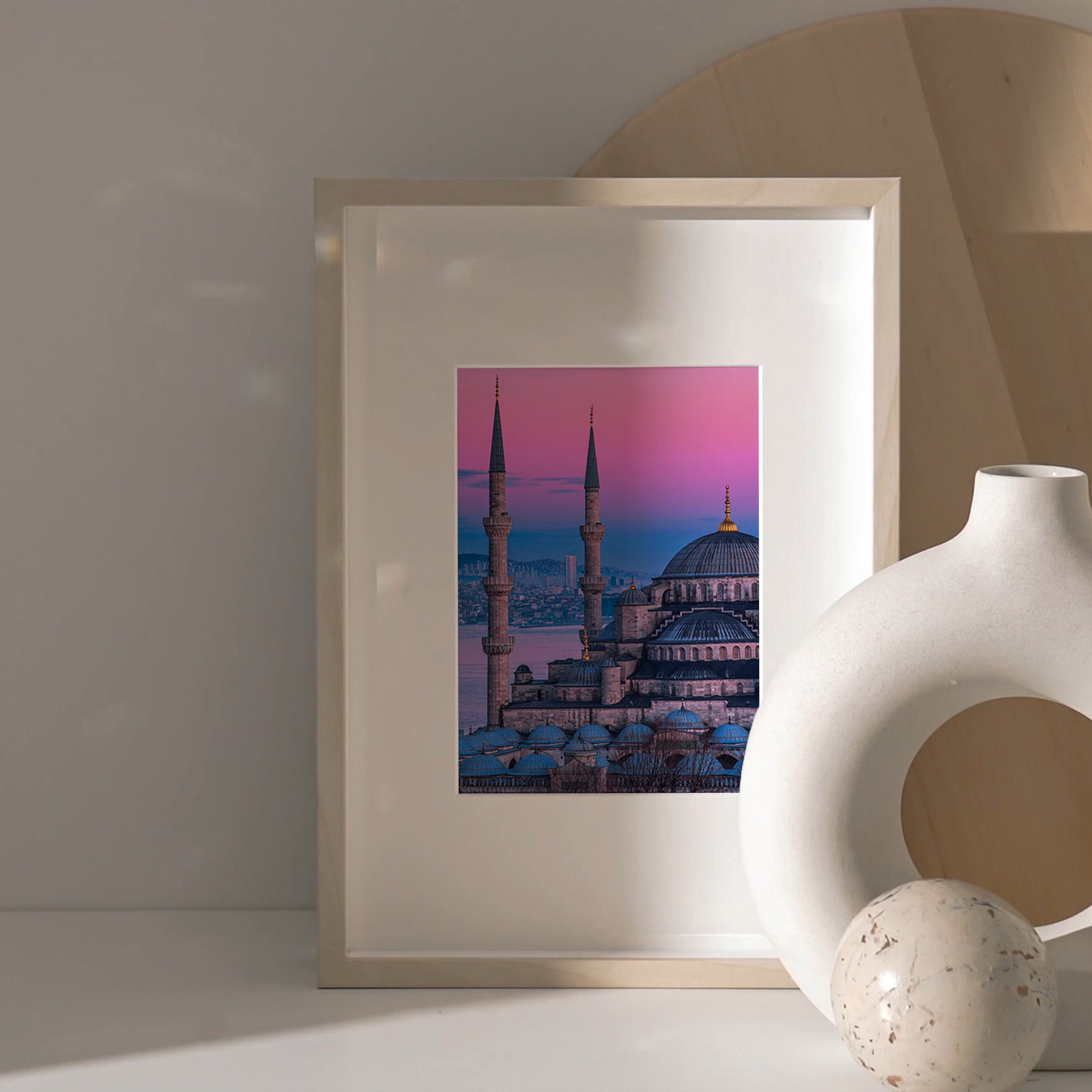 Poster de La Mosquée Bleue d'istanbul - Arts Turcs et Islamiques