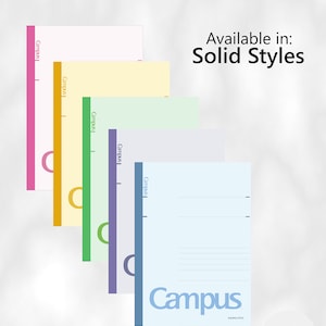 Kokuyo Campus Digital Notebook Style Template imagem 2