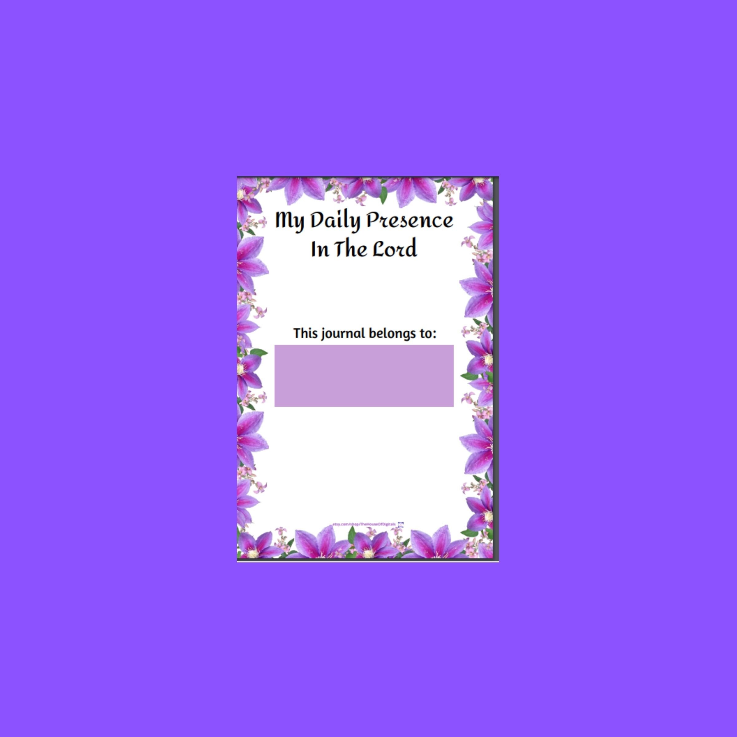 6 X 9 PDF Printable Inspirational Journal Notebook Personal Journey ...