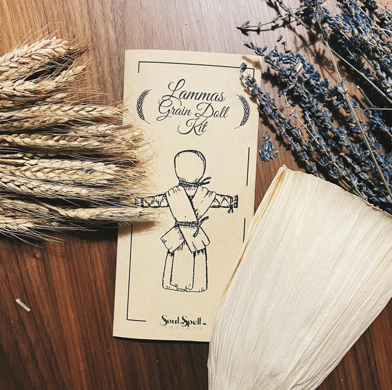 Corn Husk Doll / Grain Dolly Lammas Lughnasadh Sabbat Kit Etsy