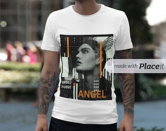Camiseta de arte angelical