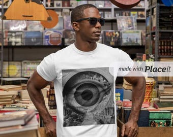 Camiseta unisex de gran tamaño y corte cuadrado