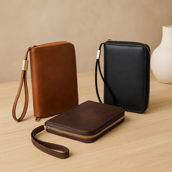 Personalized Full Grain Leather Passport Holder: Travel Wallet
