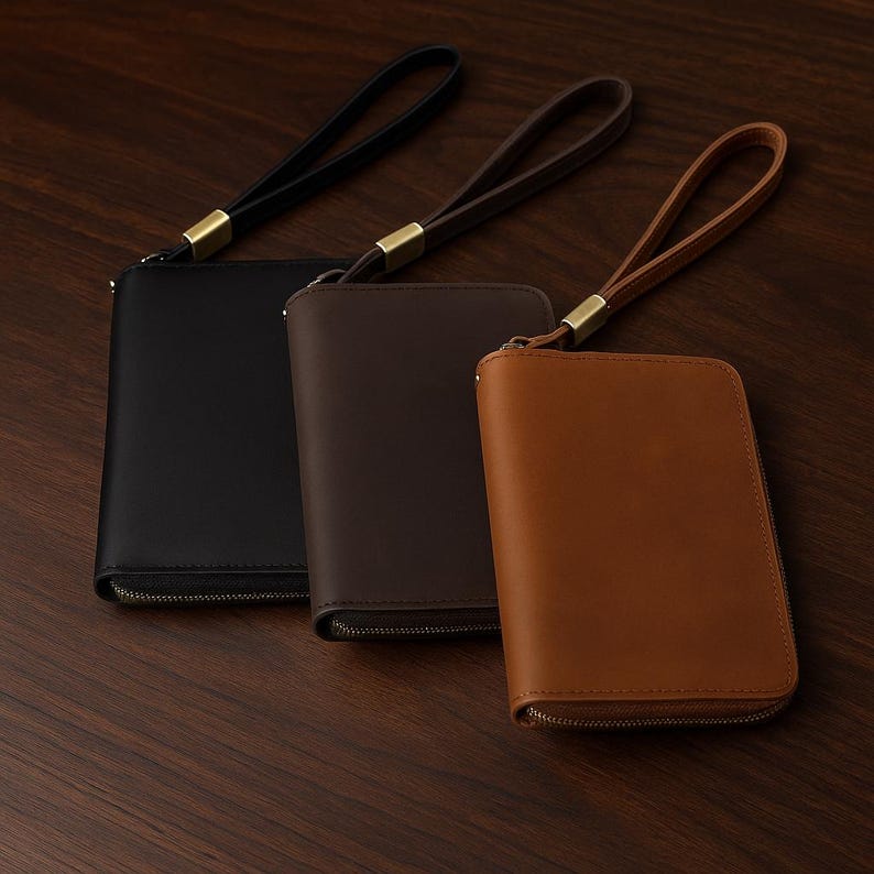 Personalized Full Grain Leather Passport Holder: Travel Wallet image 4