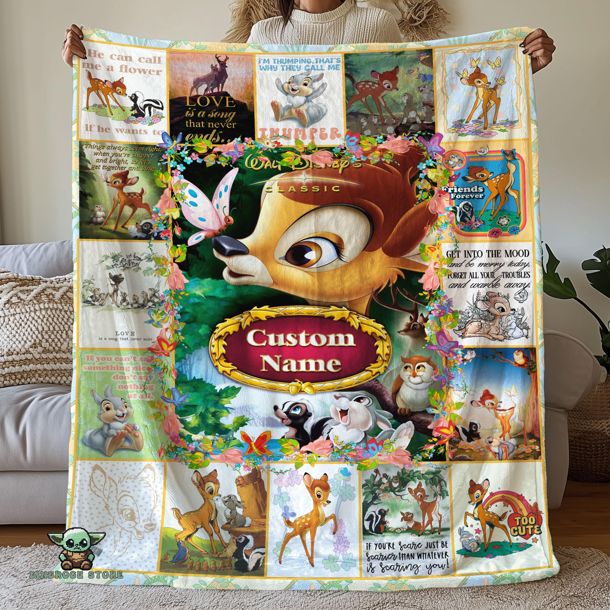 Bambi fleece blanket hotsell