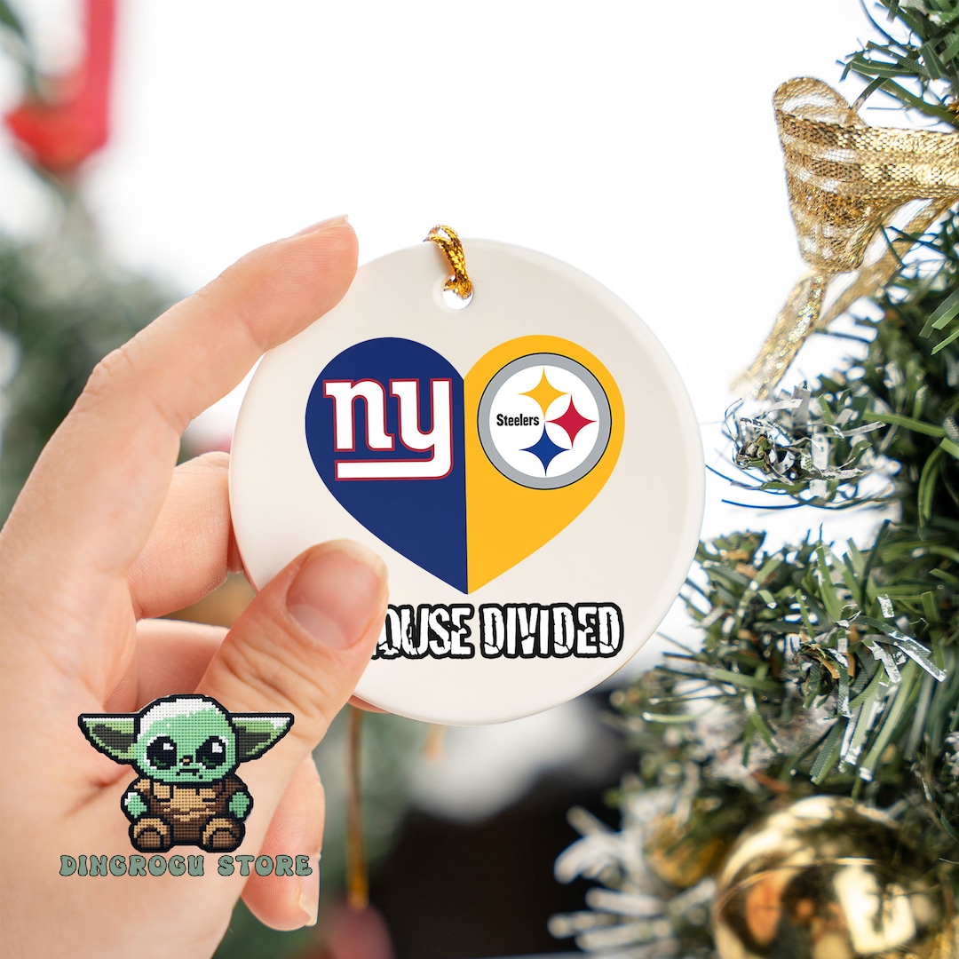 House Divided Ornament, College Football Ornament, Pro Team Sports