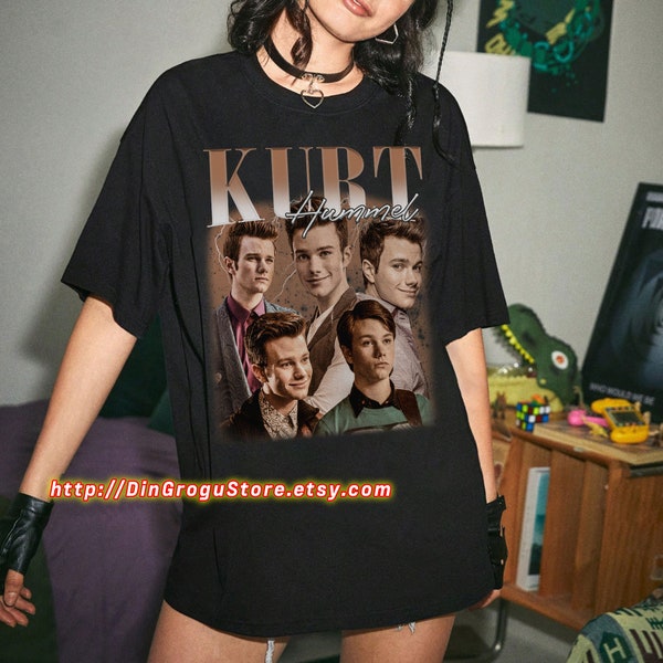 Vintage Kurt Hummel T-Shirt, Kurt Hummel Retro 90s Shirt, Kurt Hummel Homage Tshirt, Kurt Hummel Graphic Shirt , Vintage Bootleg Tee