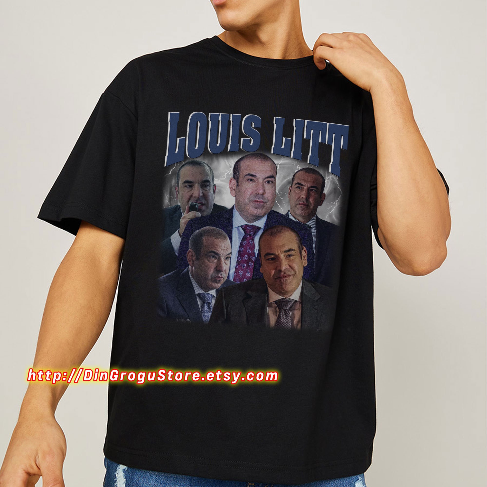 Limited LOUIS LITT Shirt Louis Litt Vintage T-shirt Gift for 