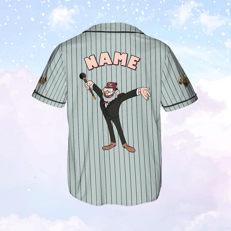 Custom Name Grunkle Stan Baseball Jersey, Disney Grunkle Stan