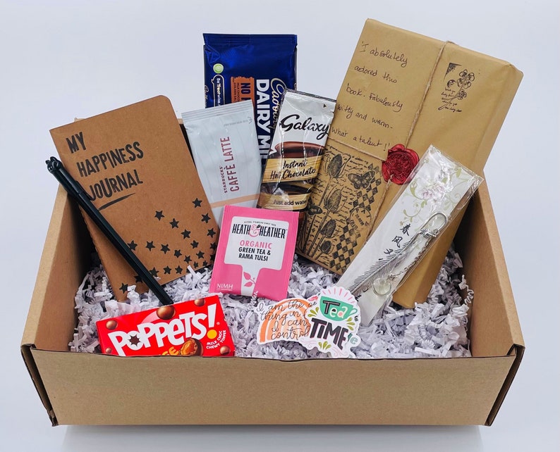 Bookish Gift Box Blind Date With a Preloved Book Box Gift for Best Friend Get Well Soon Gift Box for Her/Him/Them image 1