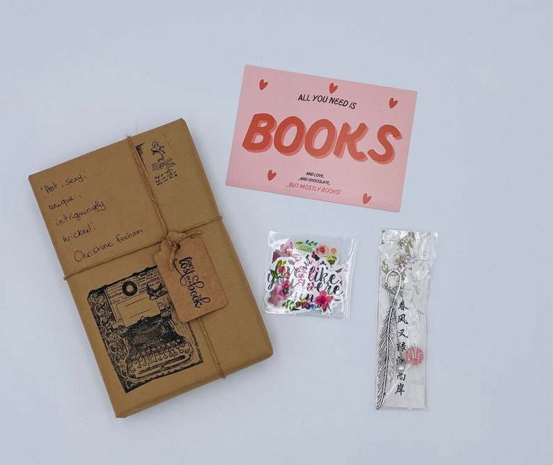 Bookish Gift Box Blind Date With a Preloved Book Box Gift for Best Friend Get Well Soon Gift Box for Her/Him/Them image 3