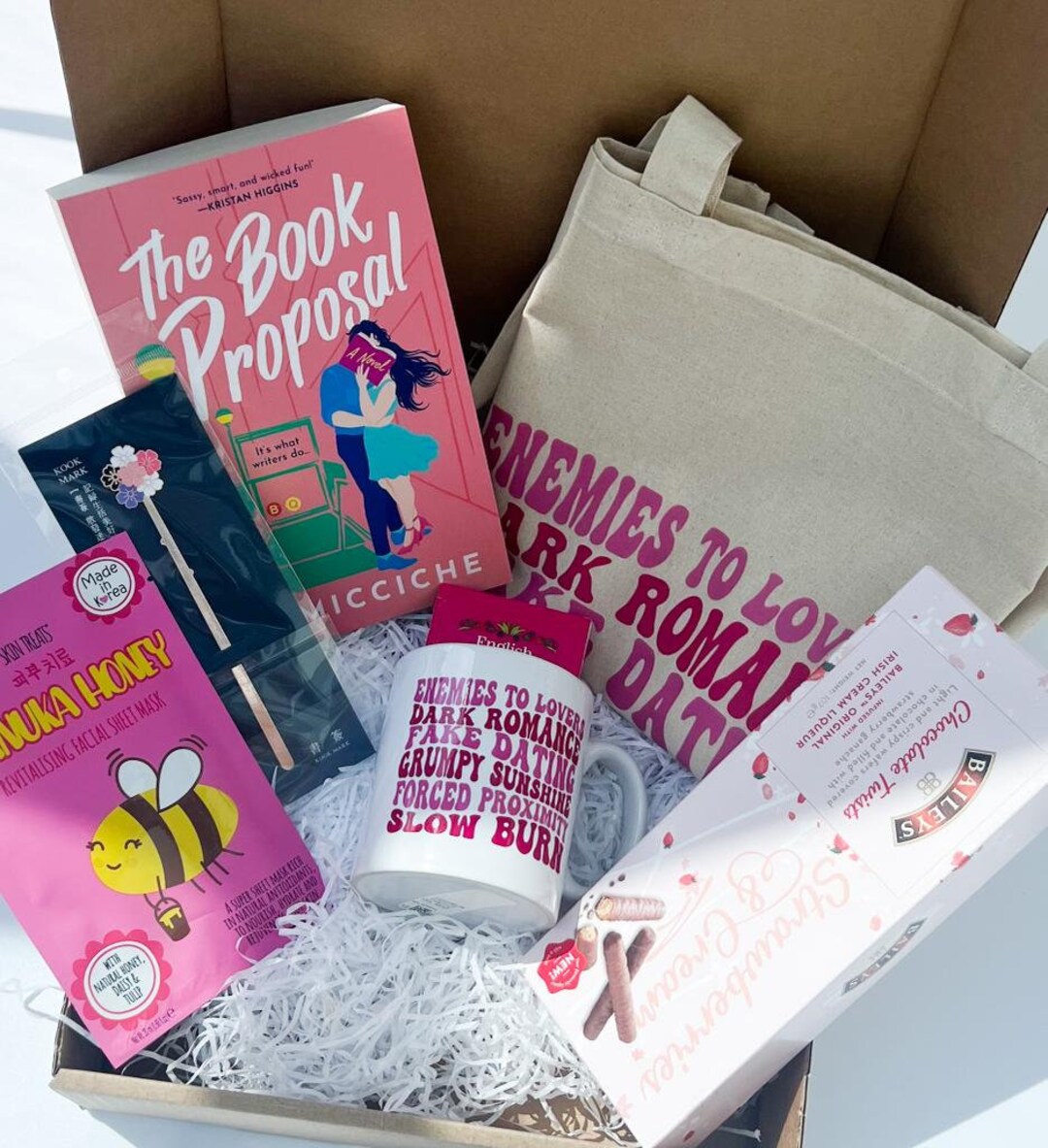 Romance & Chick Lit Box Book Box for Her Romance Tropes Book Box