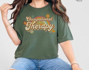 Comfort Colors Cute Occupational Therapy Shirt, OT Shirt, Special Education Shirt, Therapist Shirt, Autism Awareness, Sped Teacher Gift
