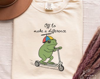 Speech Therapist Shirt SLP Comfort Colors Communication Specialist Your Words Matter Tee Frog Scooter Gift For Speech Language Pathologist