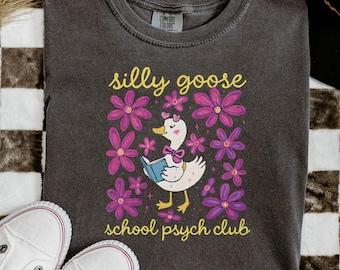 Comfort Colors School Psychologist Shirt, Graduation Gift for Therapist Gift for New Counselor New Therapist, Mental Health Shirt