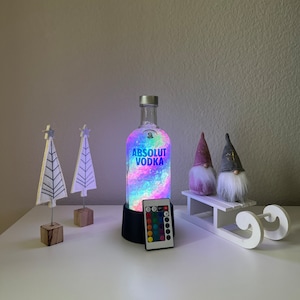 Liquor bottle lava lamp deals