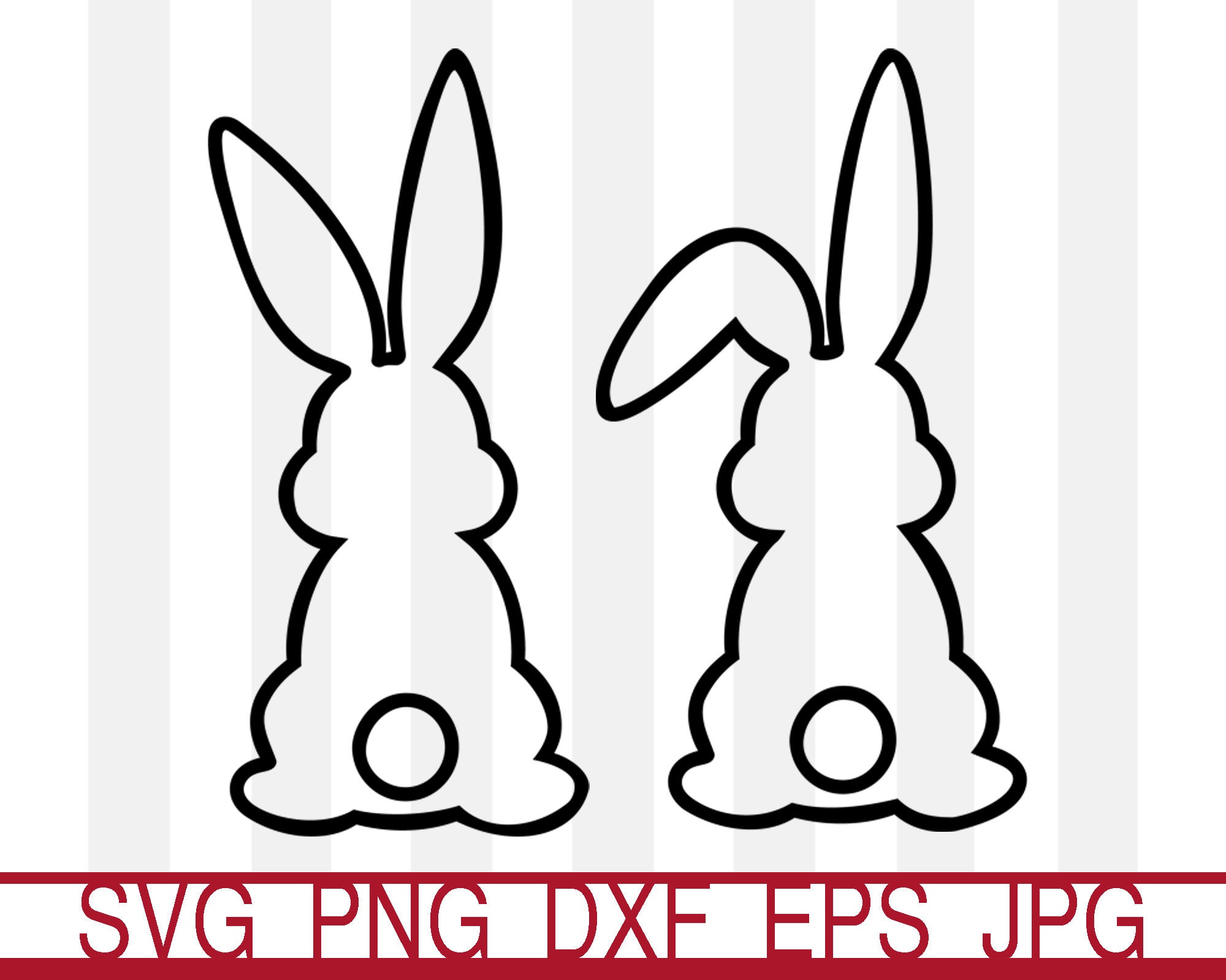 Easter Bunny Shape Svg Rabbit Svg Bunny Svg Bunny Shape | Etsy UK