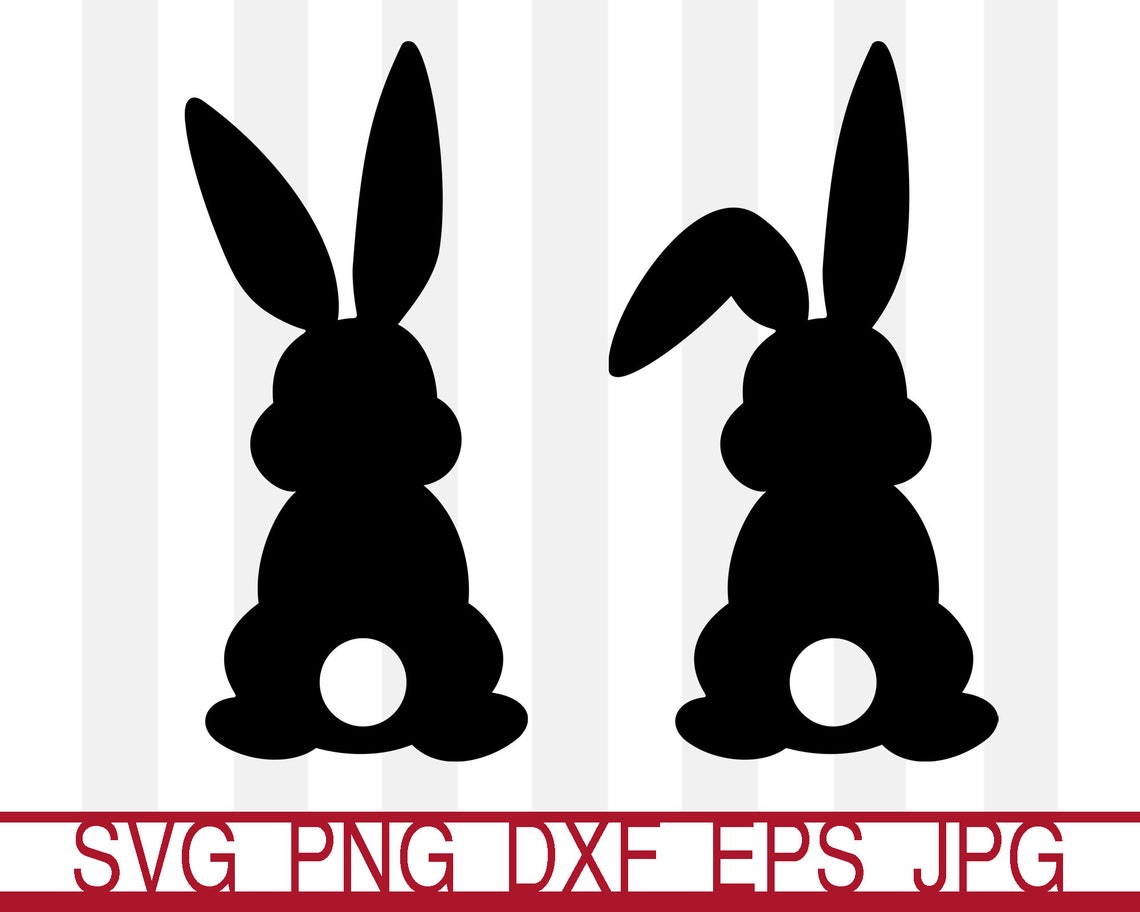 Easter Bunny Shape Svg Rabbit Svg Bunny Svg Bunny Shape | Etsy