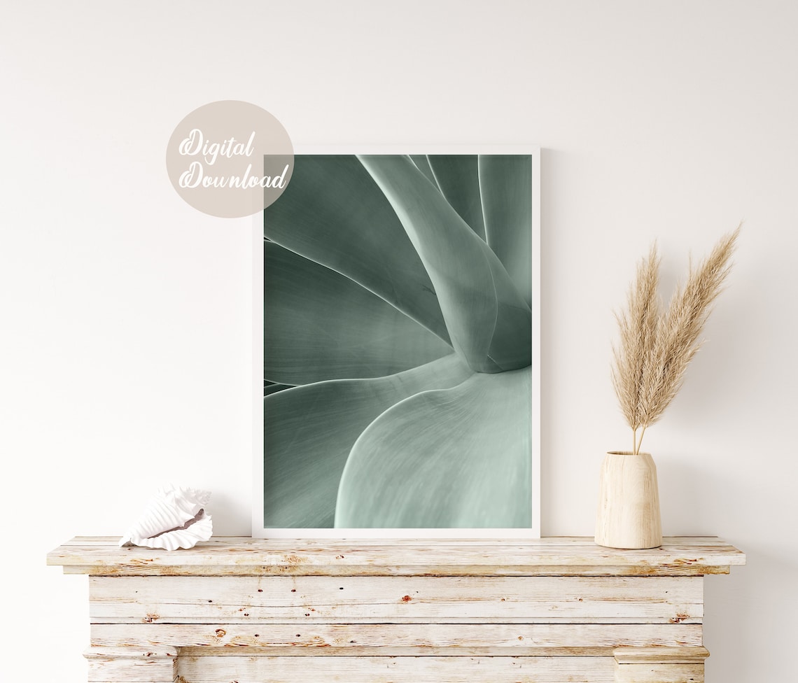 Teal Gallery Wall Set Printable Wall Art Teal and Gold Wall - Etsy