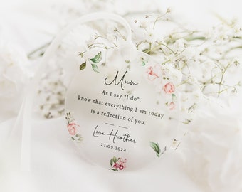 Mother of the Bride Gift | Mum Wedding Gift From Daughter | On My Wedding Day | Mother of the Bride Wedding Keepsake Gift