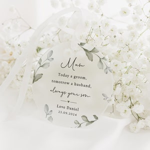 Mother of the Groom Gift | Mum Wedding Gift From Son | On My Wedding Day | Mother of the Groom Wedding Keepsake Gift | Always Your Son