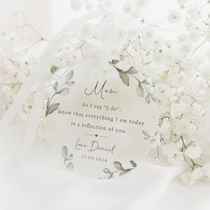 Mother of the Groom Gift | Mum Wedding Gift From Son | On My Wedding Day | Mother of the Groom Wedding Keepsake Gift