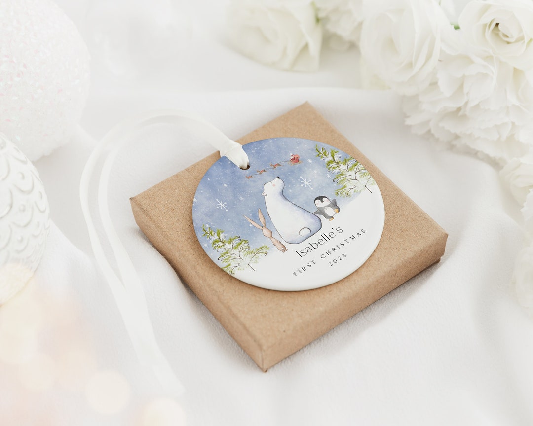 Baby's First Christmas Decoration Babys First Christmas Keepsake Bauble