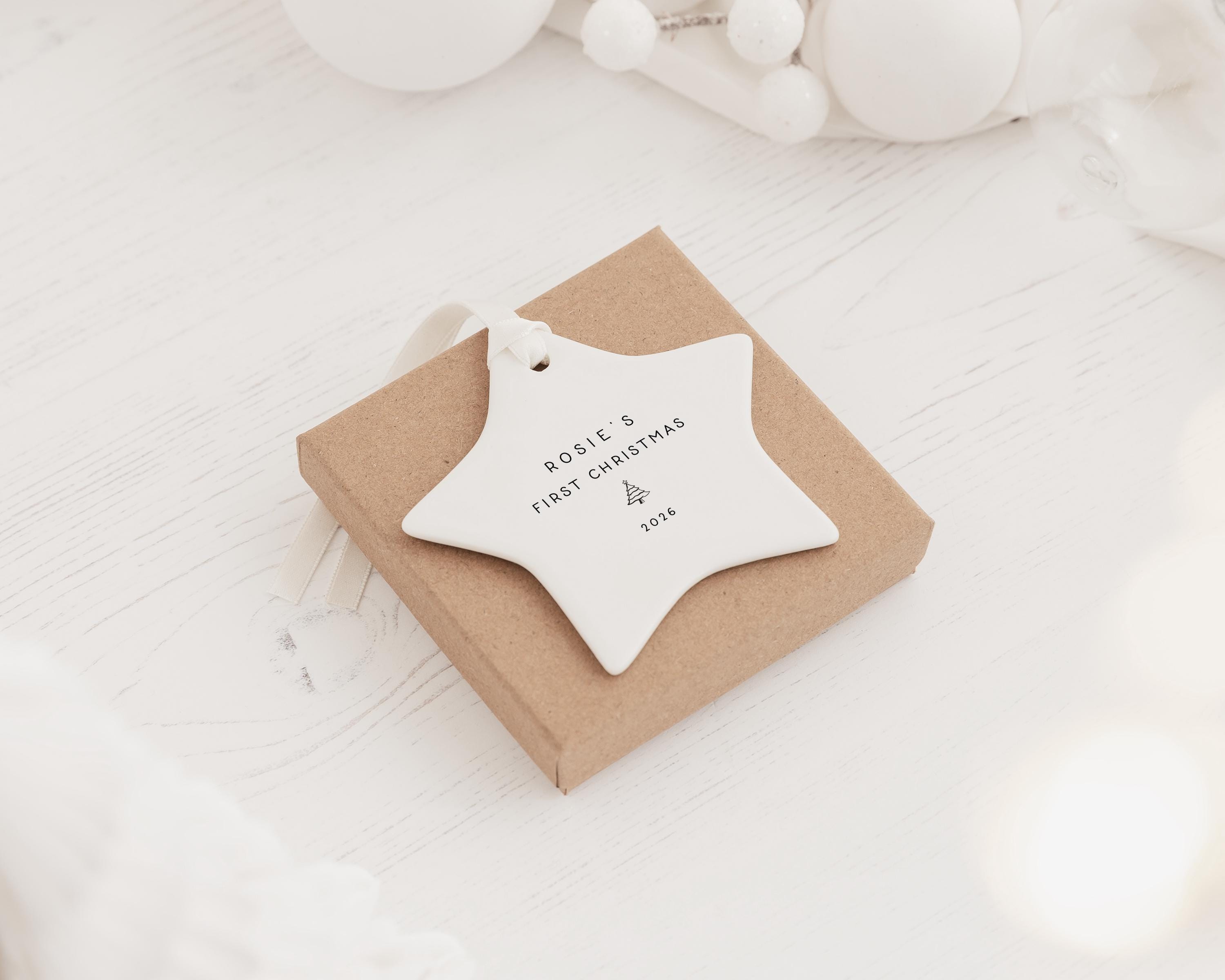 Baby's First Christmas Ornament | Babys First Christmas Keepsake
