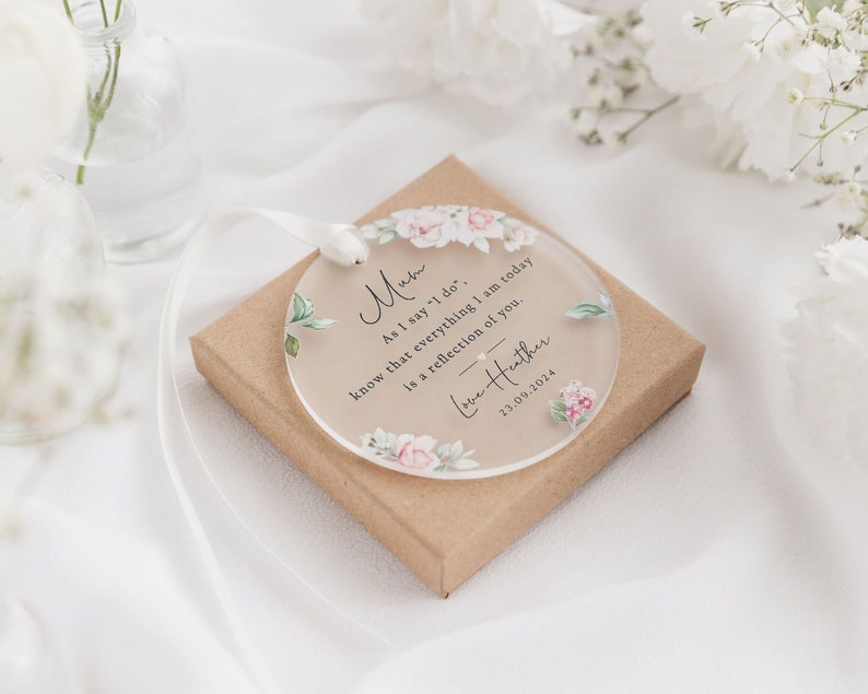 Mother of the Bride Gift Mum Wedding Gift From Daughter On My Wedding Day Mother of the Bride Wedding Keepsake Gift image 2