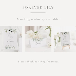 Save The Date Cards with Wooden Magnets | Botanical Floral Save The Dates with Envelopes | Modern Elegant Save The Dates image 2