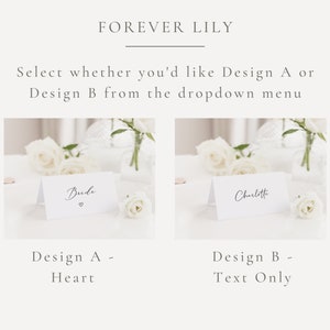 Wedding Place Names Wedding Table Place Name Cards Minimal Wedding Table Decor Wedding Table Floral Place Settings Seating Plan image 8