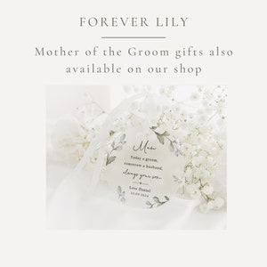 Mother of the Bride Gift Mum Wedding Gift From Daughter On My Wedding Day Mother of the Bride Wedding Keepsake Gift image 5