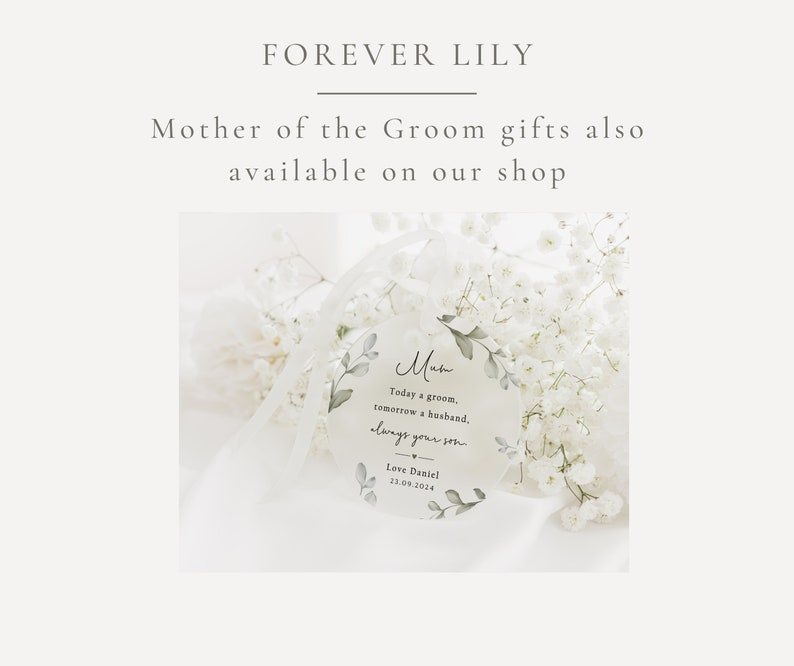 Mother of the Bride Gift Mum Wedding Gift From Daughter On My Wedding Day Mother of the Bride Wedding Keepsake Gift image 5