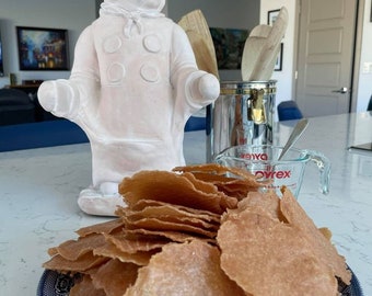 Golosinas de pollo cecina 100 % naturales para perros - Paquete de 11 oz de Chicken Crack de Becca's Country Creations