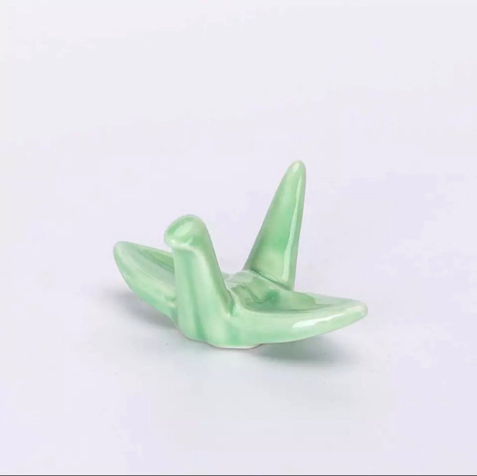 Paper Crane Chopstick Holder Origami Japanese Ceramic Etsy