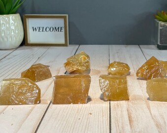 Honey Calcite Pieces