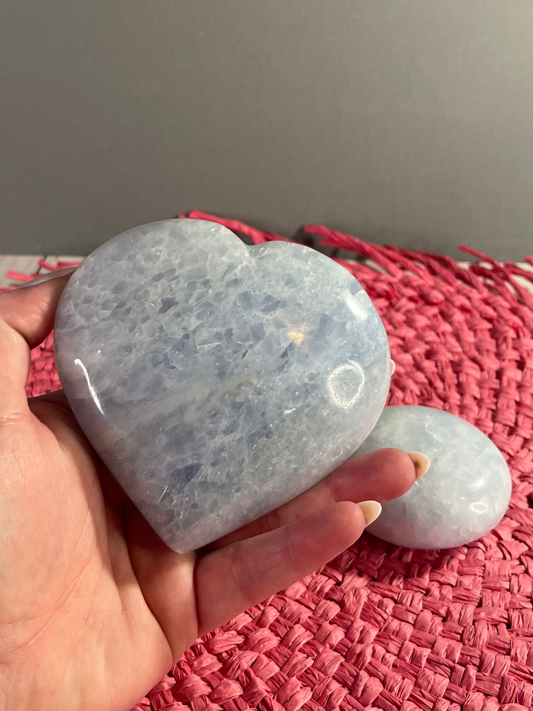 ブルーカルサイトハート - Etsy 日本