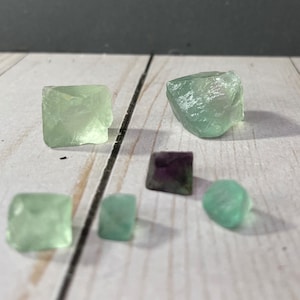 Fluorite Octahedrons