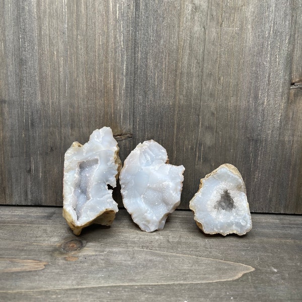 Blue Lace Agate Geodes druzy agate quartz