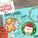 Santa Claus Christmas Cookie Tray/ Placemat Printable/ Santa Thank You ...
