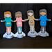 Printable Paper Dolls 7 Inclusive Dolls Craft Birthday Party Body ...