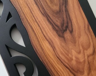 Abstract wooden wall art • Rosewood • Unique decor • Minimalist design • Artistic painting • Wood artist • Interior decoration
