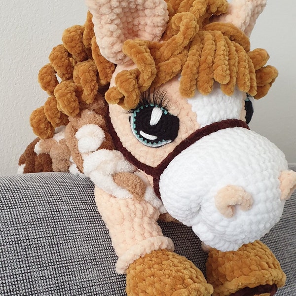 Plush toys to fall asleep to. Cuddly horse cuddly toy